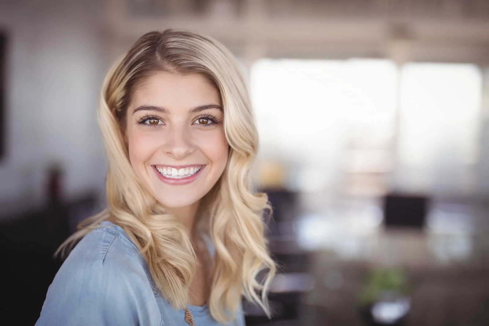 girl smiling